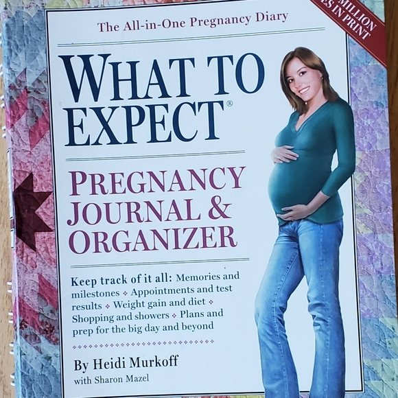 What To Expect When You're Expecting book and What To Expect Pregnancy Journal - Picture 6 of 9